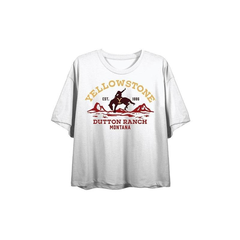 PacSun Women's Yellowstone Protect the Land Cropped T-Shirt