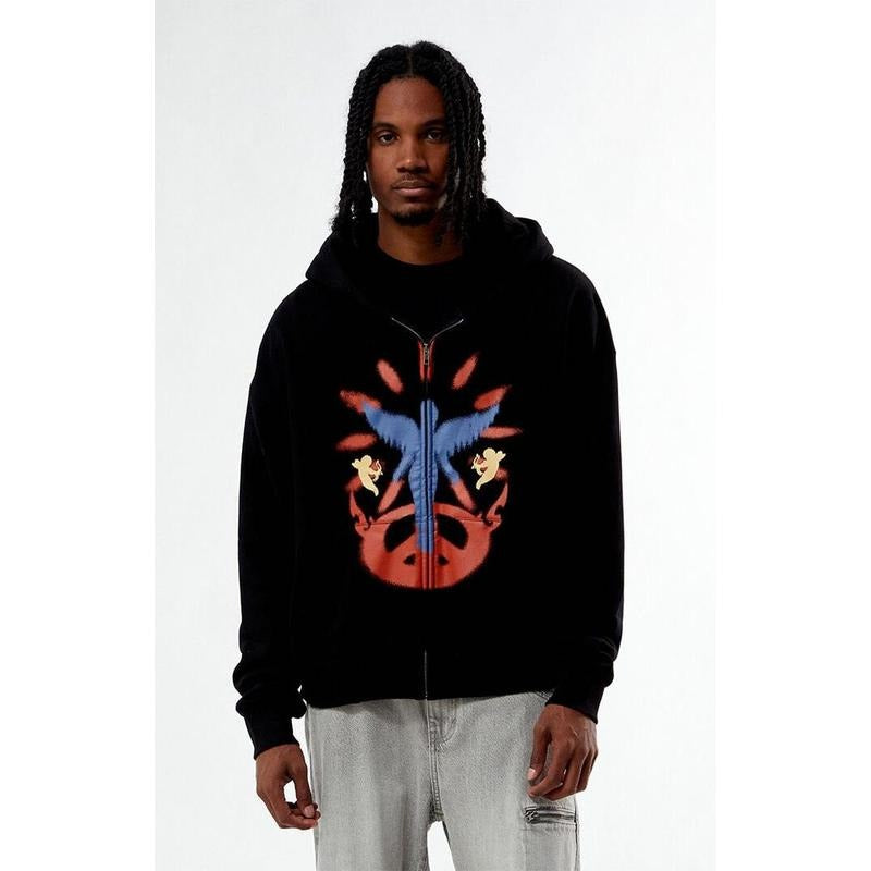 Pacsun Men's Peace Full Zip Hoodie