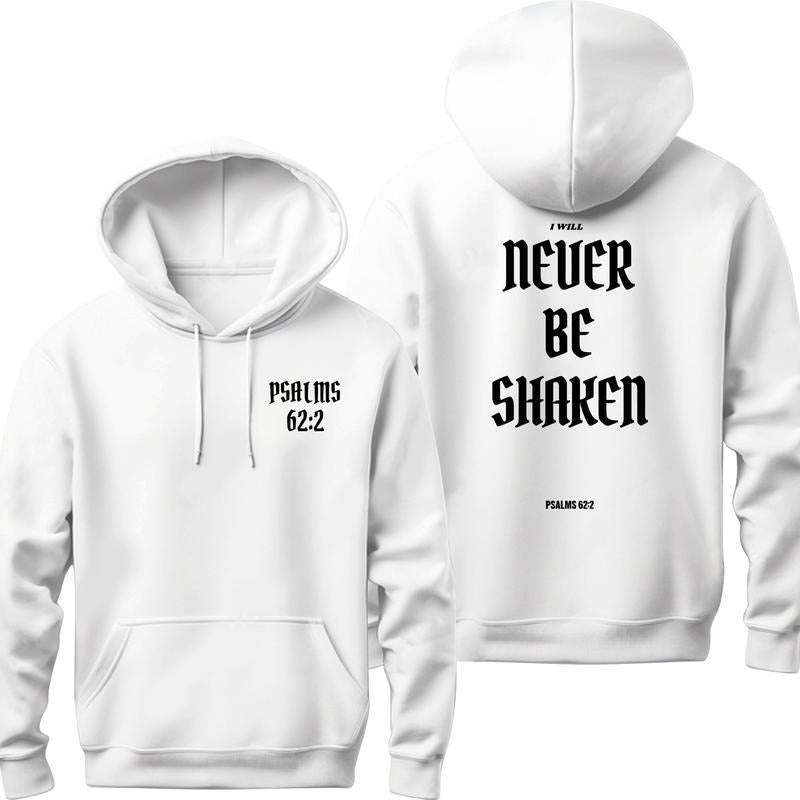 Psalms 62:2 Christian Hoodies For Men, Christian Streetwear, Jesus Apparel, Christian Apparel, Oversized Christian Hoodie, Christian Merch T-shirt, sweater and Hoodie