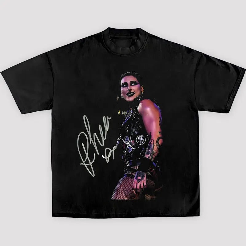 RHEA RIPLEY TEE, Wrestling Tee, WWE Tee, Wrestling Gift, Sports Shirt, Workout T-shirt, Gift for Him Gift For Her Hoodie Sweatshirt Streetwear