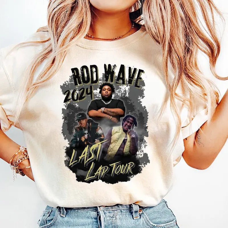Rod Wave, Rod Wave Shirt, Moneybagg Yo, Last Lap Tour, Concert Shirt, Unisex Short Sleeve Tee