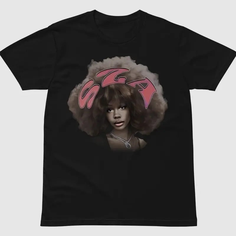 SZA Afro premium T Shirt