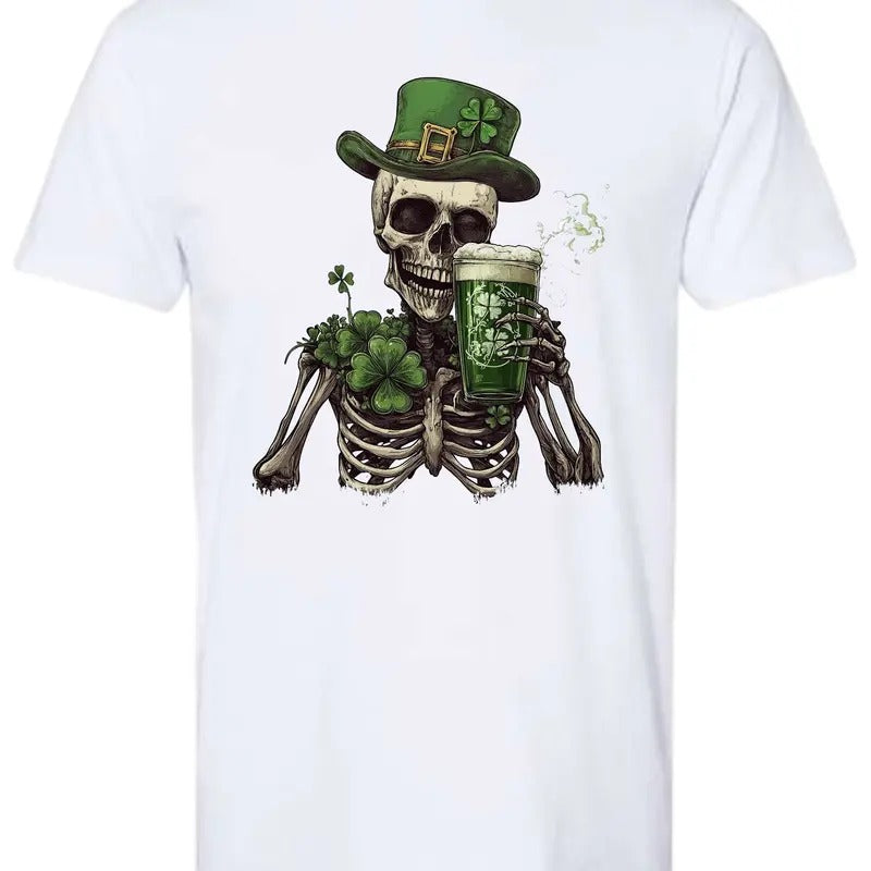 St Patricks Day Skeleton Shirt