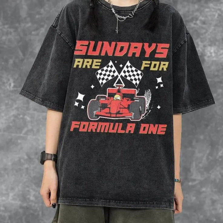Sundays Are For F1 Racing, Formula One Shirt, F1 Merch Shirt, Unique F1 Gift, F1 Sport Shirt, Aesthetic F1 Shirt, Formula One Tshirt, Unisex T-Shirt, Gifts For Men Women, Short Sleeve Tee Shirt, Gifts For Birthday Fathers Day