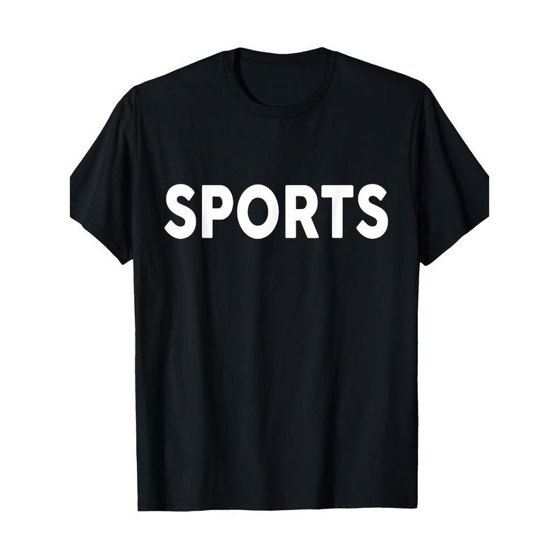 T-shirt with "Sport" printed on it -100% cotton Made in USA