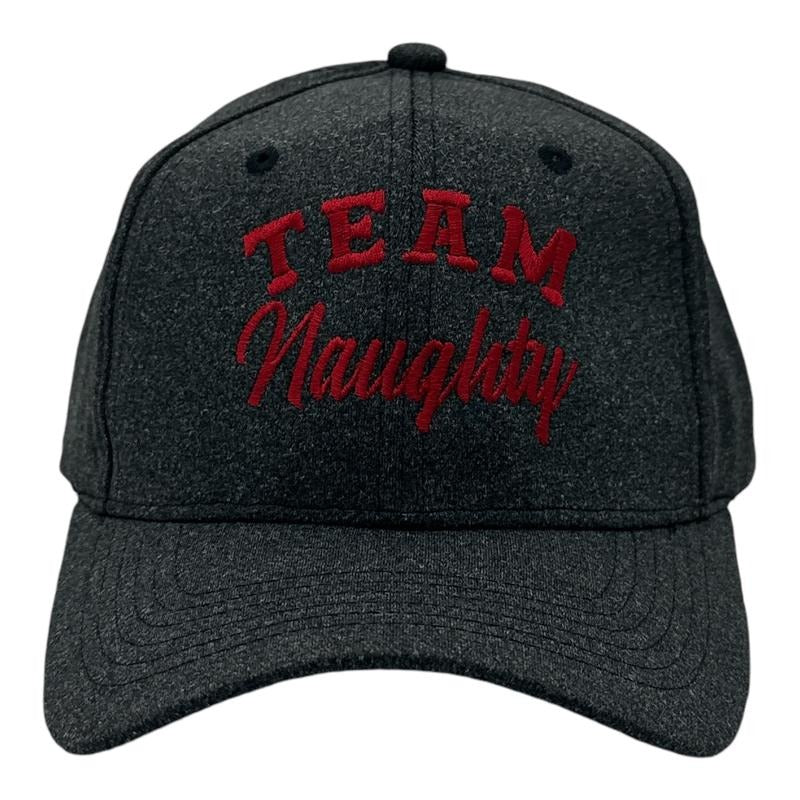 Team Naughty and Team Nice Hats Funny Sarcastic Christmas Novelty Caps Funny Hats Christmas Funny Adult Humor Novelty Caps for Men Standard