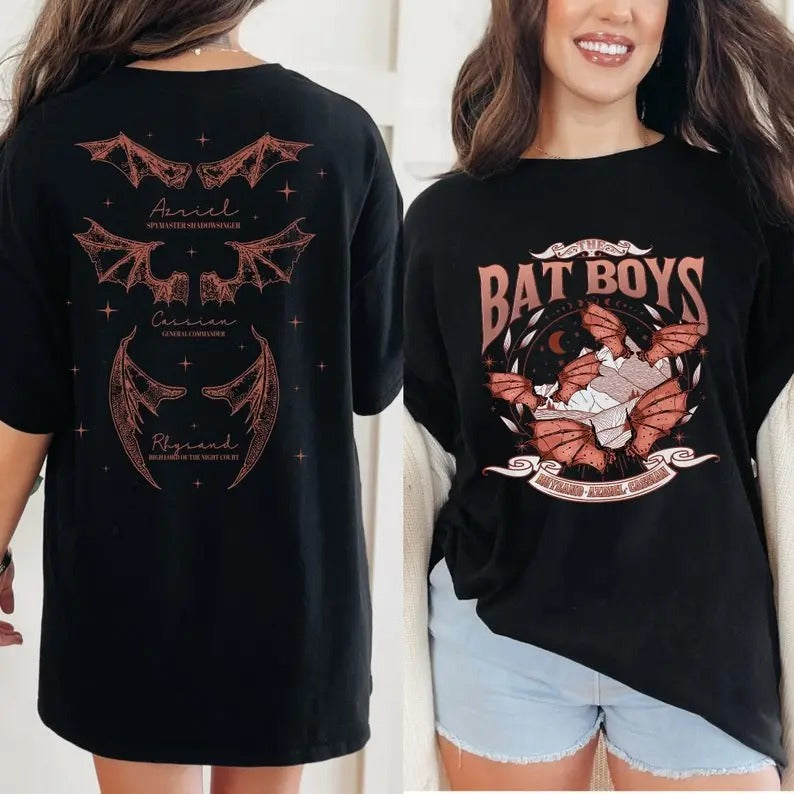 The Bat Boys Shirt, ACOTAR Merch, Night Court Illyrians Tee, A Court of Thorns and Roses Shirt