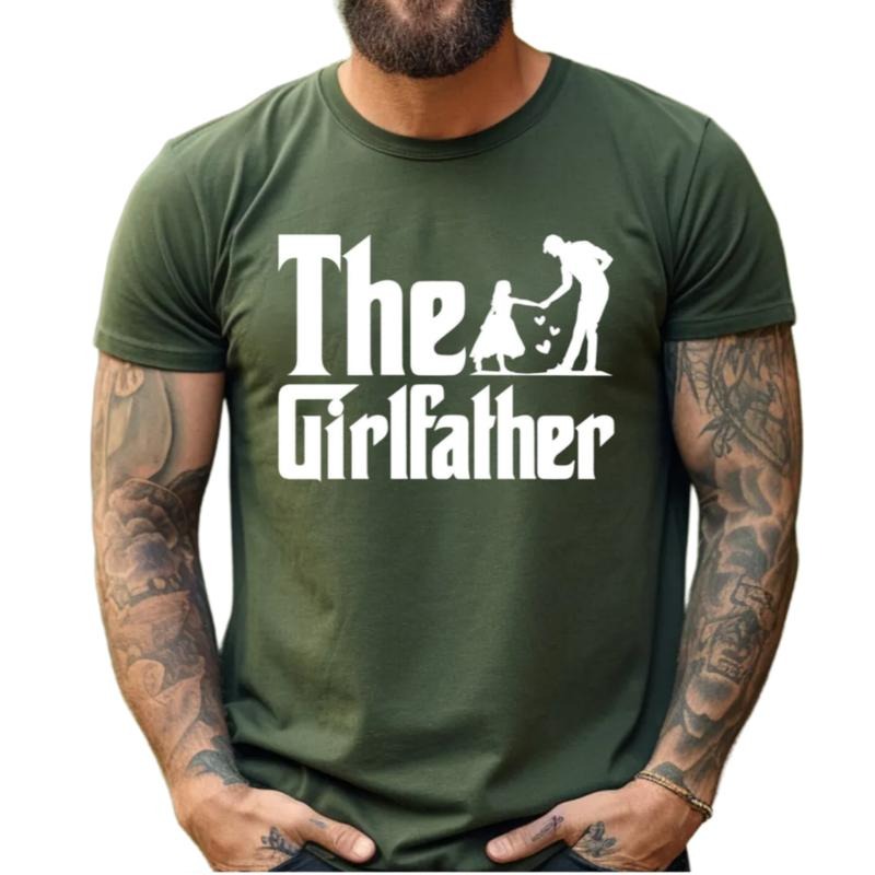 The Girl Father Tshirt, Dad Of Girls Shirt, Girlfather Gift Tee, Father's Day Gift, Gift For Dad, Husband Shirt, Unisex Short Sleeve Tee, Casual Clothing