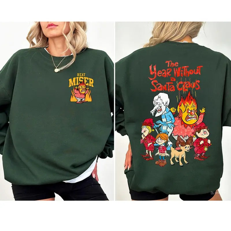 The Year Without Santa Snow Miser Heat Sweatshirt, Miser Brothers Couple Christmas Shirt, Family Matching Shirt, Heat Snow Misers Hoodie, Christmas Gifts