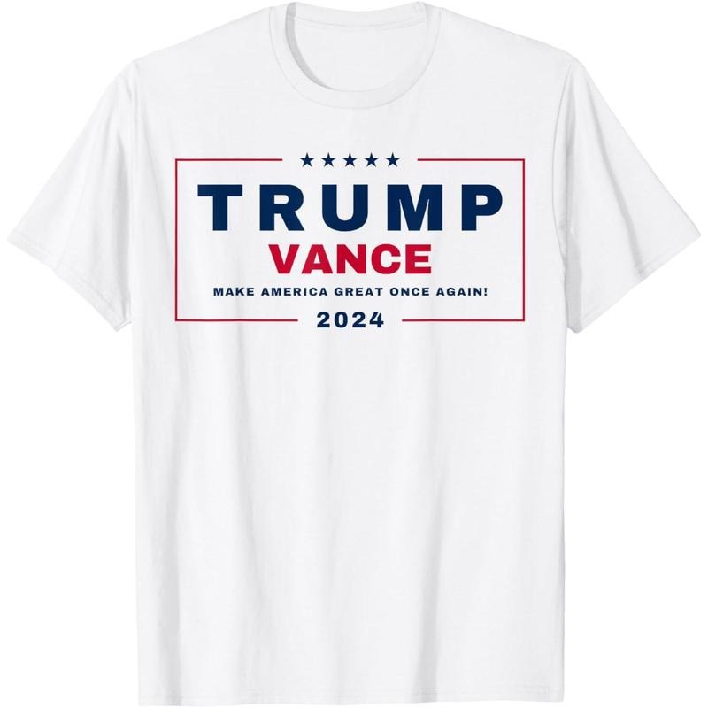 Trump JD Vance VP Make America Great Once Again! MAGA 2024 T-Shirt made in usa