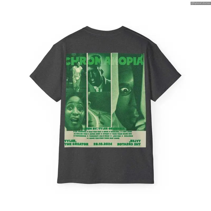 #Tyler The Creator Chromakopia T-Shirt, Retro Shirt, Unisex Cotton Tee, Graphic Tee, Alternative Music Fan Gift , Global Trending Outfits