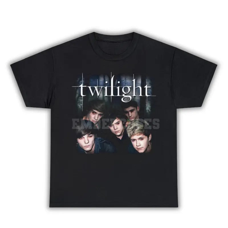 Vampire 1D Tee, One Direction as Twilight T-Shirt, Twilight T- Shirt