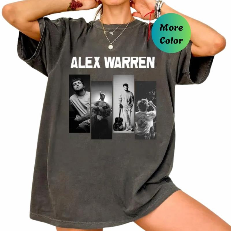 Vintage Alex Warren shirt, Music Alex Tour 2025, Gift For Fan Sweatshirt, Cotton Casual Sweatshirt,Trendy shirt,