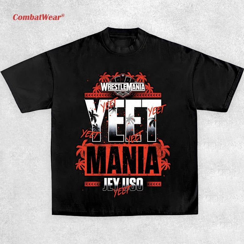 WWE Main Event Jey Uso Wrestlemania Tee, Wrestling Tee, Wrestling Graphic Tee, Sports Shirt, Vintage Wresting Shirt, Wrestling Fan Gift