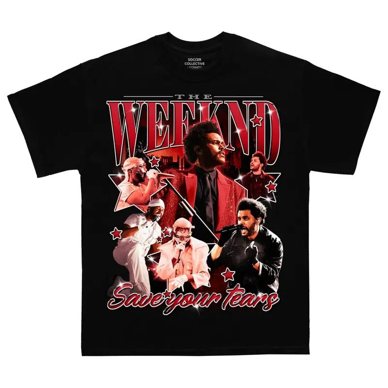 Week.nd T-Shirt 90s Vintage Graphic Tee Rap Hip Hop Y2k Merch Men Women Menswear