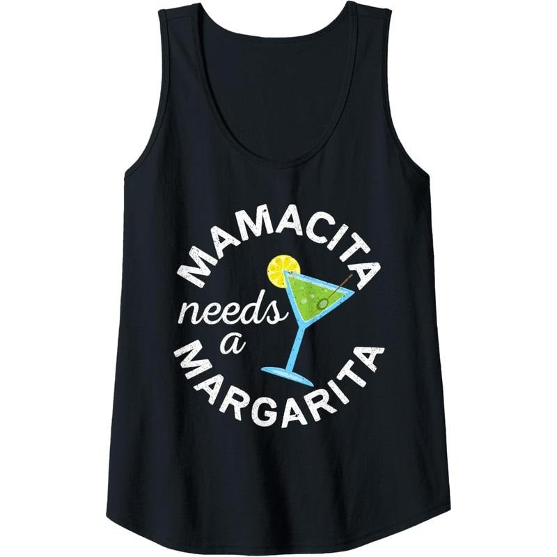 Womens Mamacita Needs A Margarita Shirt Women Cinco De Mayo Tank Top MADE IN USA