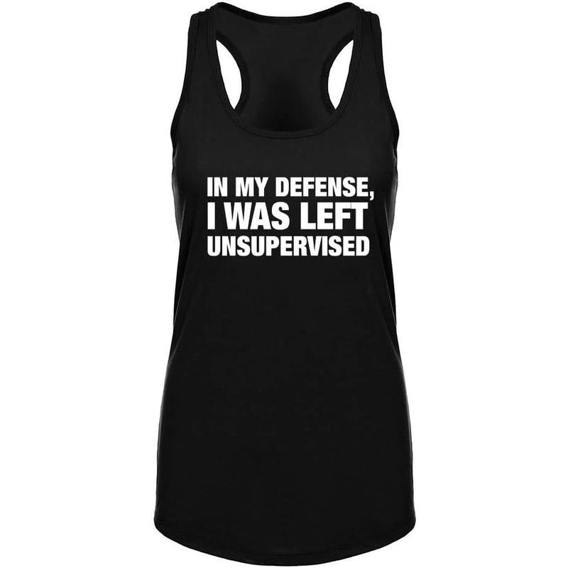 Workout Muscle Tank Tops for Women-Womens Novelty Funny Saying Fitness Gym Sleeveless Shirts Made in USA