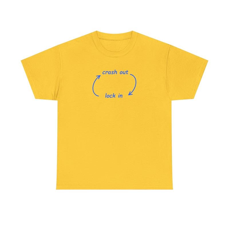 crash out lock in unisex t-shirt