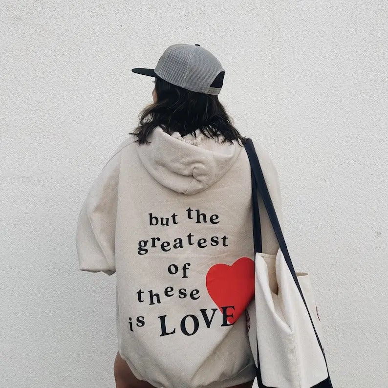 the greatest of these is love hoodie, Christian Shirt,Cross on Sleeve,Couples Gift T-shirt, sweater and Hoodie