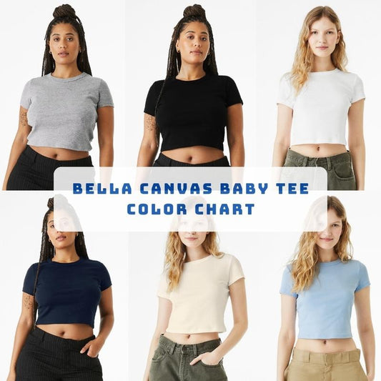 1 SIDE BABY TEE Made Of Bella Canvas Fabric