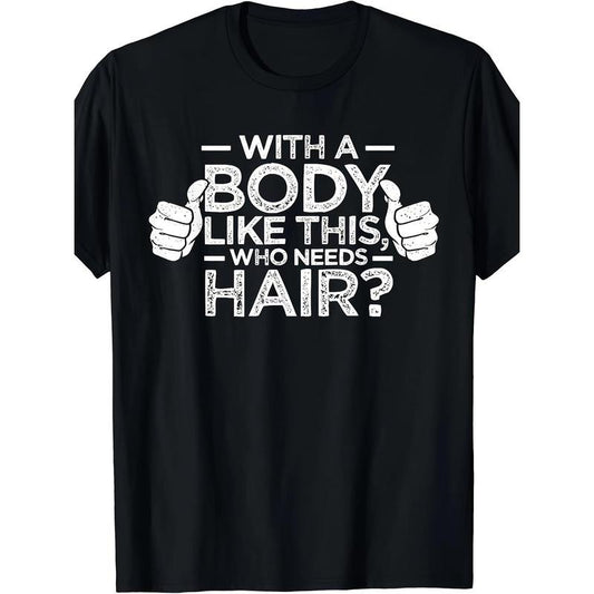 1 dress similar to this character, he needs a hair shirt, a gift t-shirt for his bald dad made in usa