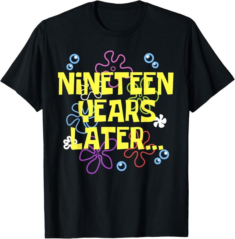 100% Cotton 19 NINETEEN YEARS LATER 19 year Old Birthday Gifts Her Him T-Shirt