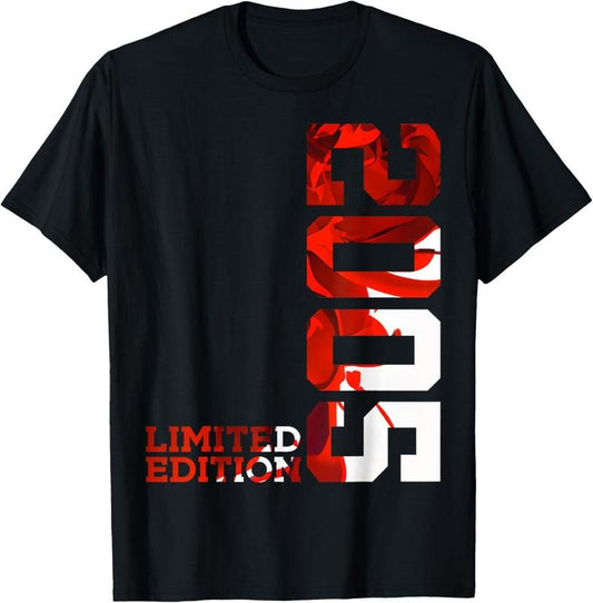 100% Cotton 19 YEARS 19TH BIRTHDAY LIMITED EDITION 2005 T-Shirt