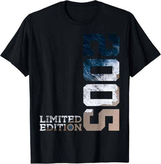 100% Cotton 19 YEARS 19TH BIRTHDAY LIMITED EDITION 2005 T-Shirtstyle{n002}2