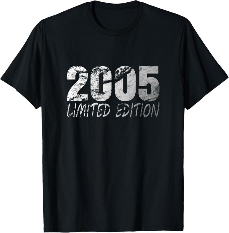 100% Cotton 19 years old boy limited edition 19th birthday gift girl T-Shirtstyle{n002}2