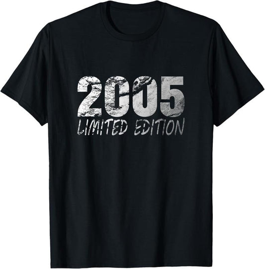 100% Cotton 19 years old boy limited edition 19th birthday gift girl T-Shirtstyle{n002}2