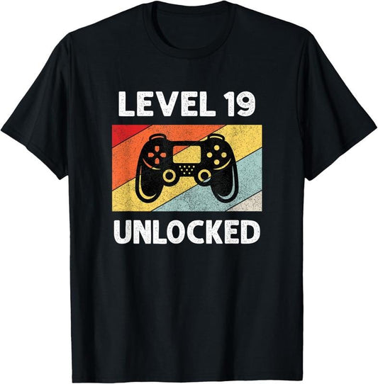 100% Cotton 19th Birthday Shirts | 19 Year Old Teenagers T-Shirt