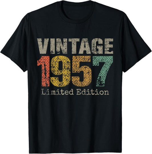 100% Cotton 67 Year Old Gifts Vintage 1957 Limited Edition 67th Birthday T-Shirt
