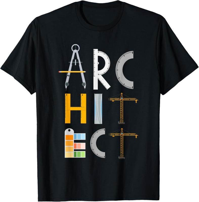 100% Cotton Architect Tshirt Gifts Architecture Students Men Women  T-Shirt