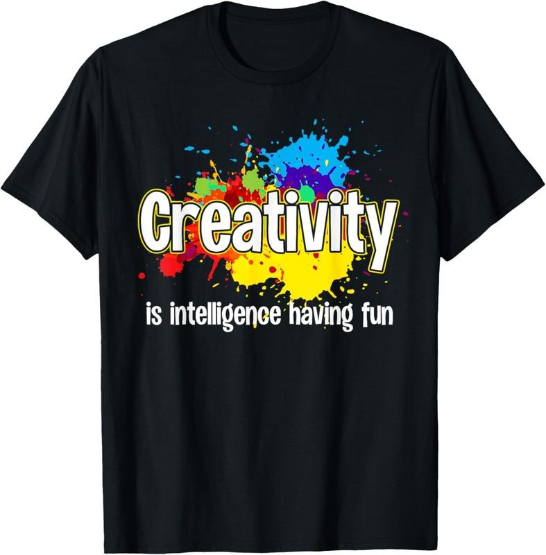 100% Cotton Artist Art For Men Women Creative Drawing Teacher Creativity T-Shirt