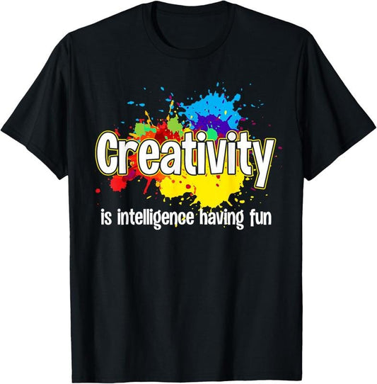 100% Cotton Artist Art For Men Women Creative Drawing Teacher Creativity T-Shirt