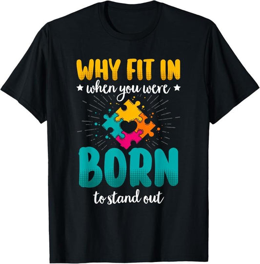 100% Cotton Autism Gifts For Adults Autistic Asperger Syndrom Autist Asd T-Shirt