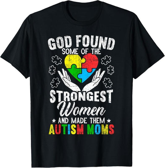 100% Cotton Autism Mom ASD Awareness Autism Spectrum Disorder Mother T-Shirt