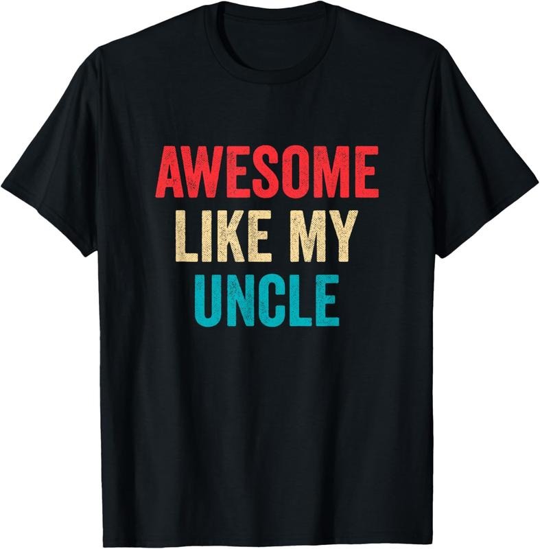 100% Cotton Awesome Like My Uncle - Funny Niece Nephew T-Shirt