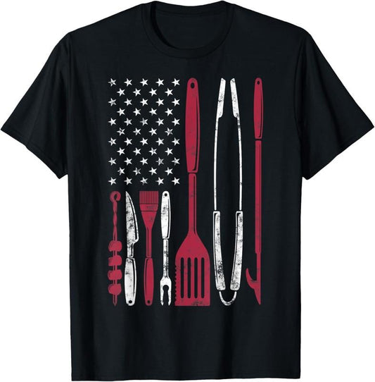100% Cotton BBQ Smoker Barbecue Chef Smoking Tools Grilling Pit Master T-Shirt