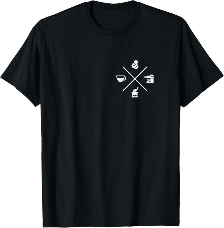 100% Cotton Barista Coffee Espresso Cappuccino Coffee Maker T-Shirt