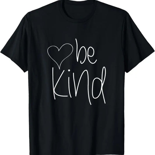 100% Cotton Be Kind Heart Love Blessed Grateful T-Shirt