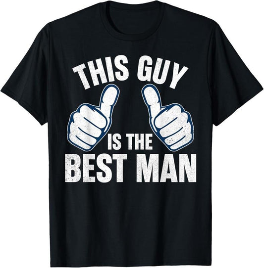100% Cotton Best Man Bachelor Supplies Party Wedding T-Shirt