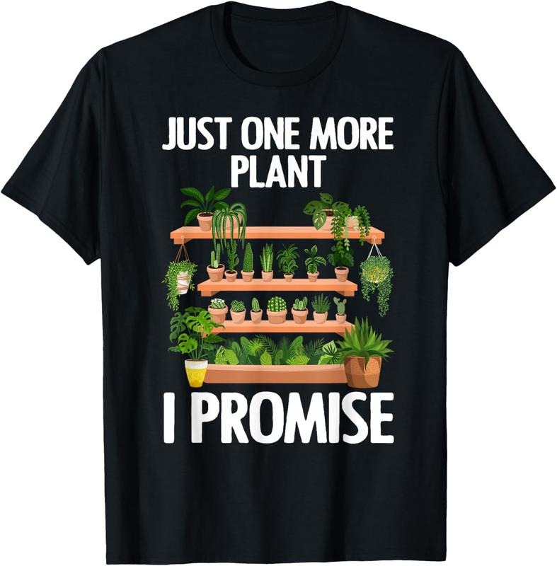 100% Cotton Cute Plant Design For Men Women Garden Gardener Plant Lover T-Shirt