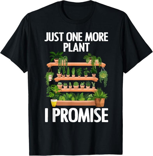 100% Cotton Cute Plant Design For Men Women Garden Gardener Plant Lover T-Shirt