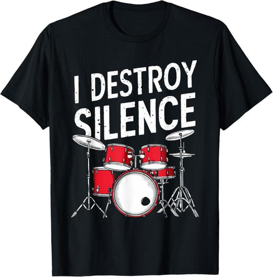 100% Cotton Drums & Percussion Rock Music Drummer Gift: Mens & Womens T-Shirt
