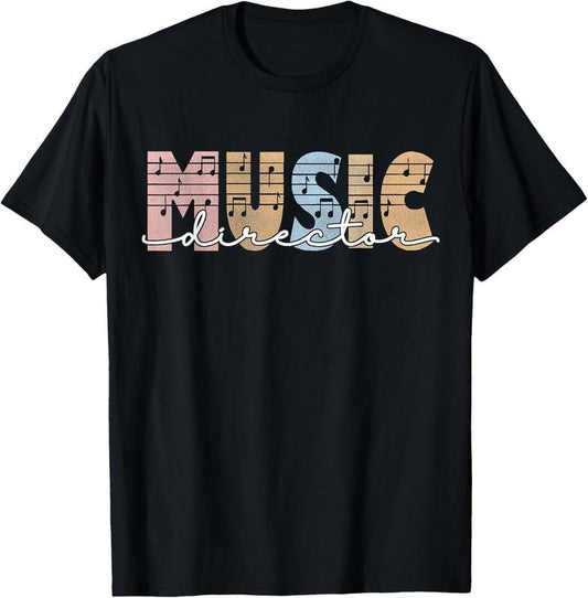100% Cotton Funny Music Notes T-Shirt