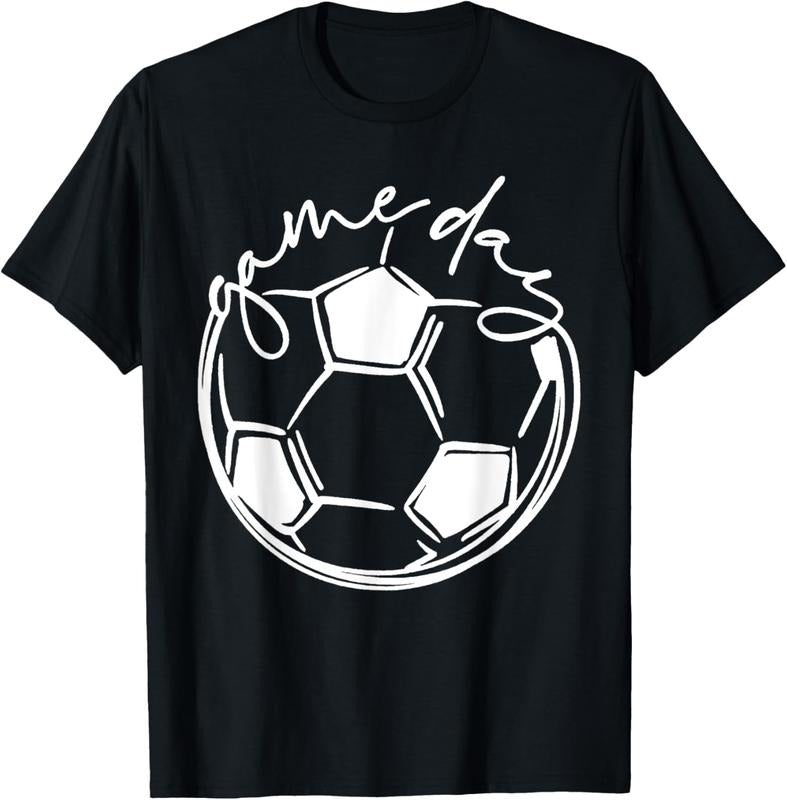 100% Cotton Game Day Shirt, Sports Parent Shirt, Soccer Mom Shirt T-Shirt