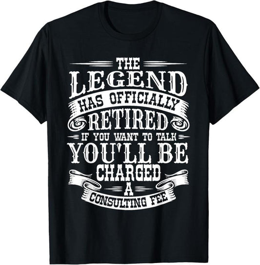 100% Cotton Retirement Retire Elderly Grandpa Wife Grand T-Shirt