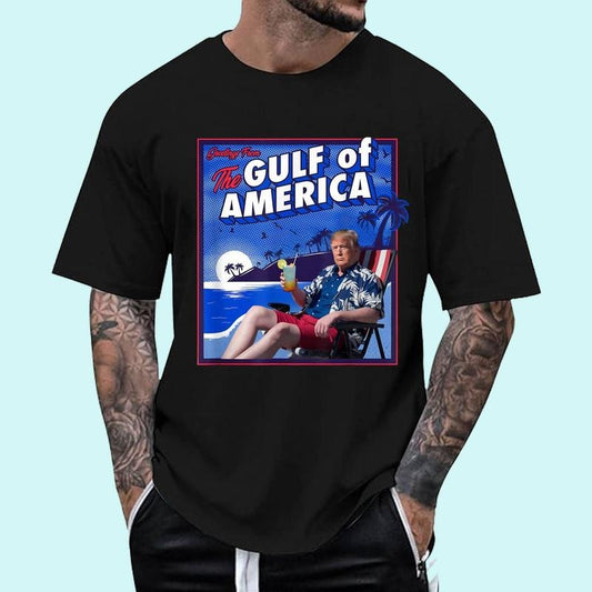 [100% Cotton Shirt] America_s Gulf Mexico Presdent Sombrero summer Unisex T-Shirt