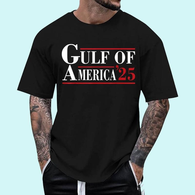 [100% Cotton Shirt] Welcome To America Gulf - Gulf of Mexico 2025 Unisex T-Shirt